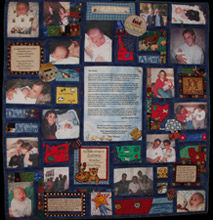 Photo Label for Zach's Quilt
